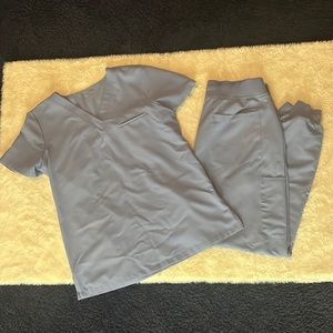 Periwinkle Mandala Scrub top